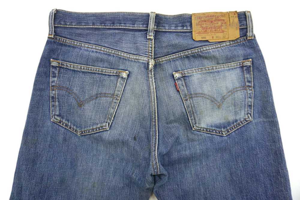 Levi's × Vintage × Workers 501 34x30 Distressed J… - image 6