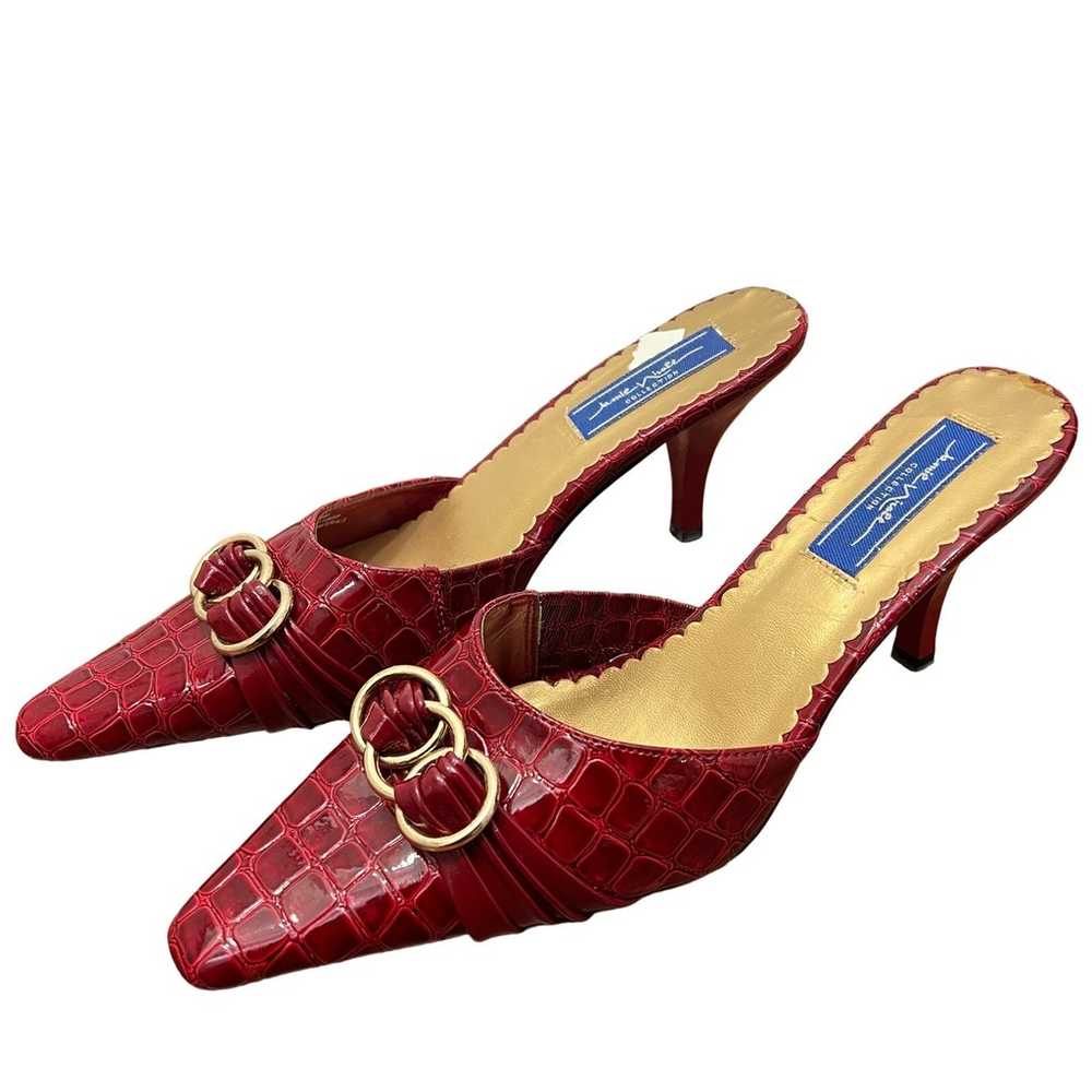 Vintage Jamie Nicole Red Pointed Toe Heels - image 1