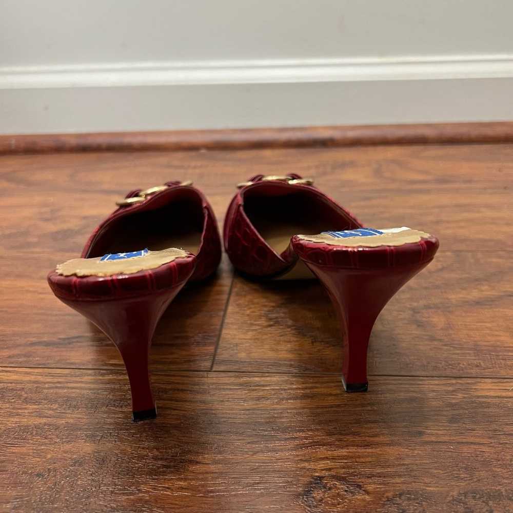 Vintage Jamie Nicole Red Pointed Toe Heels - image 2