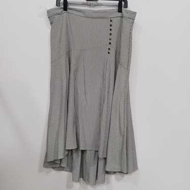 Calvin Klein Women's Striped Knee High Skirt Size… - image 1