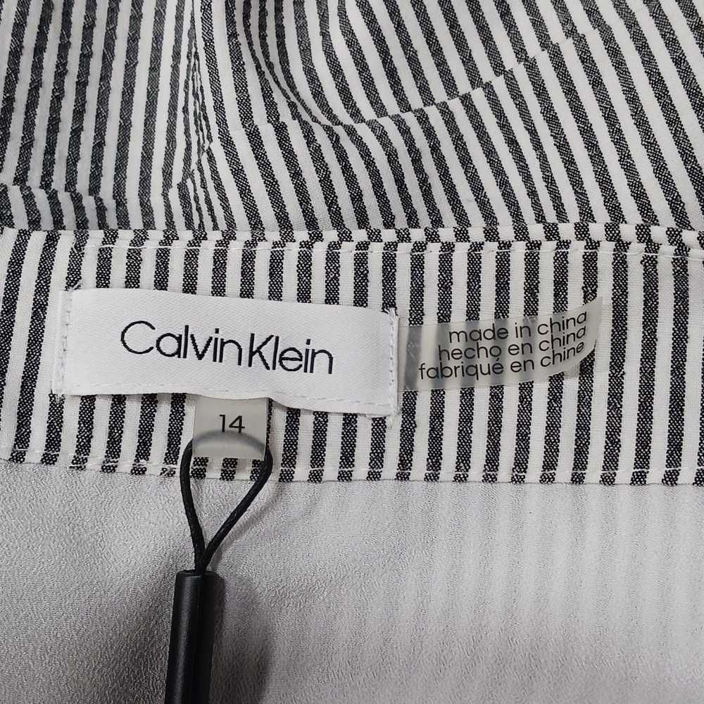 Calvin Klein Women's Striped Knee High Skirt Size… - image 5
