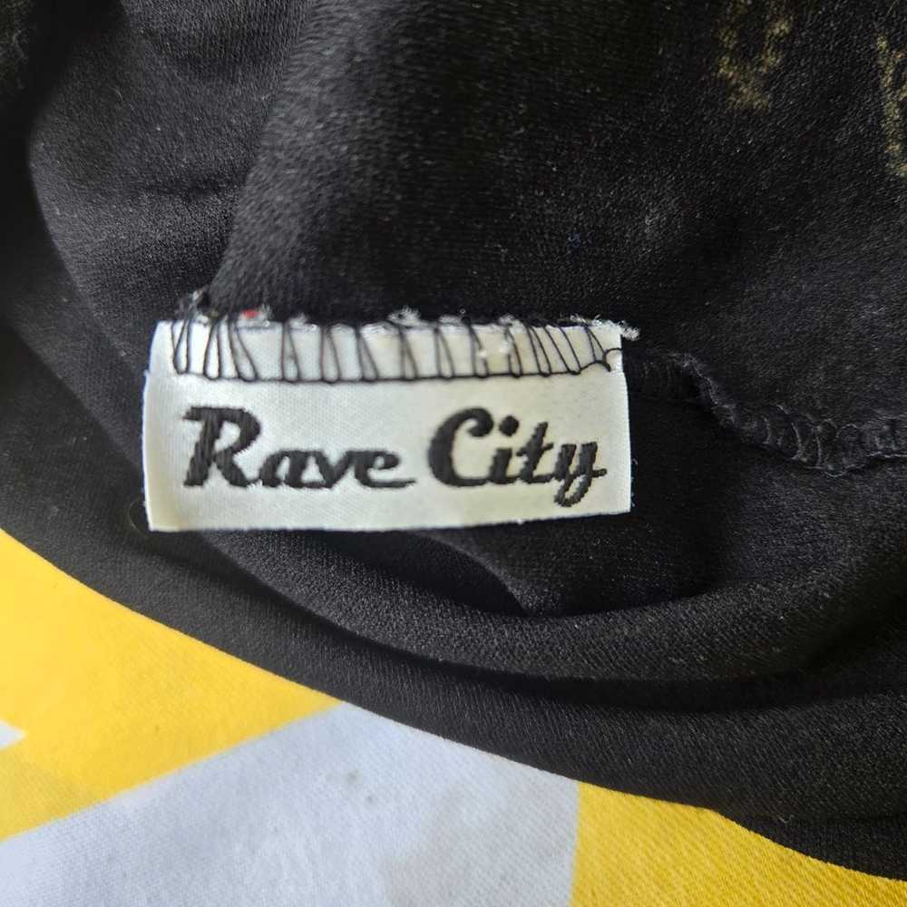 Vintage- Rave City- Glittery Paisley Synthetic Ta… - image 4