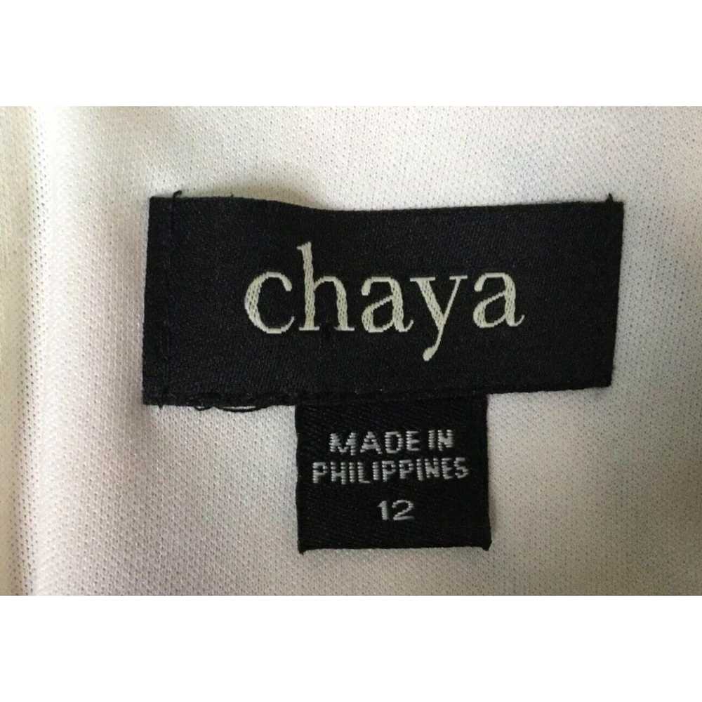 Vintage Chaya Size 12 Women’s Sleeveless Dress Fl… - image 3