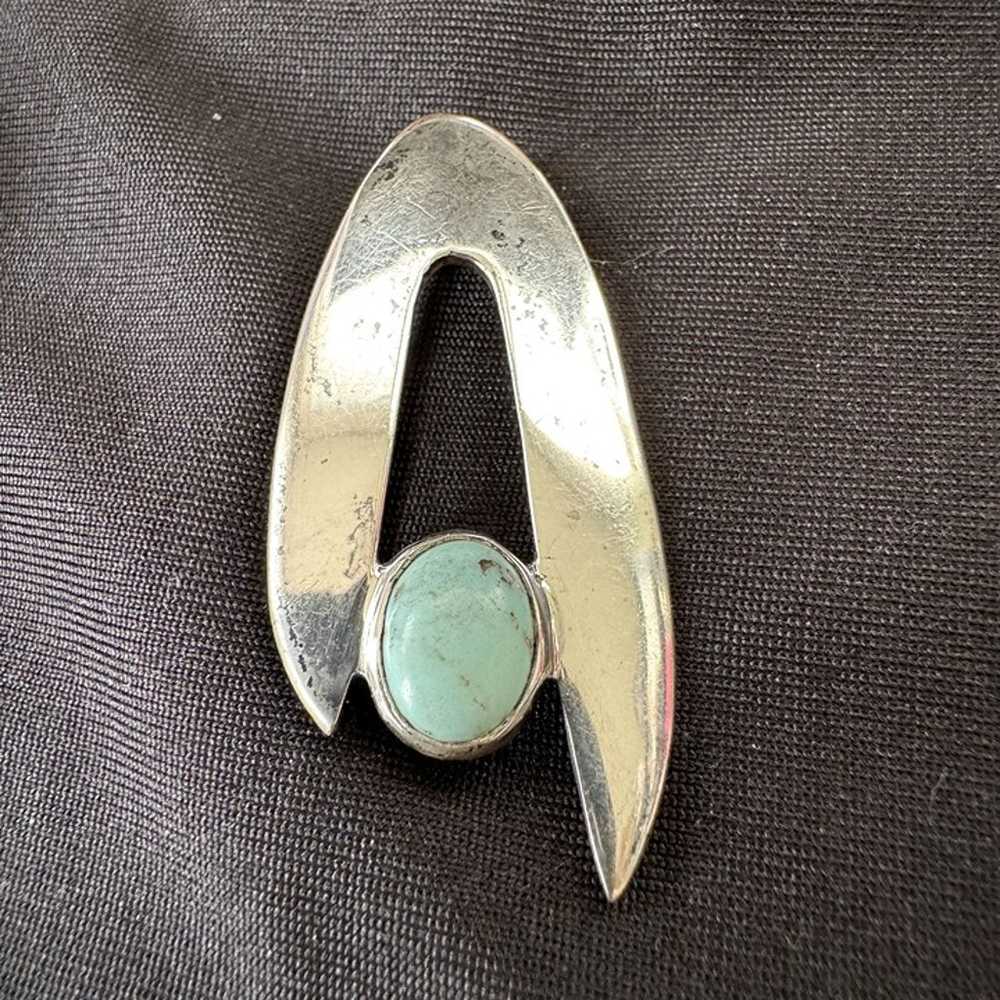 Vintage Solid Sterling Silver 925 Abstract Free F… - image 2