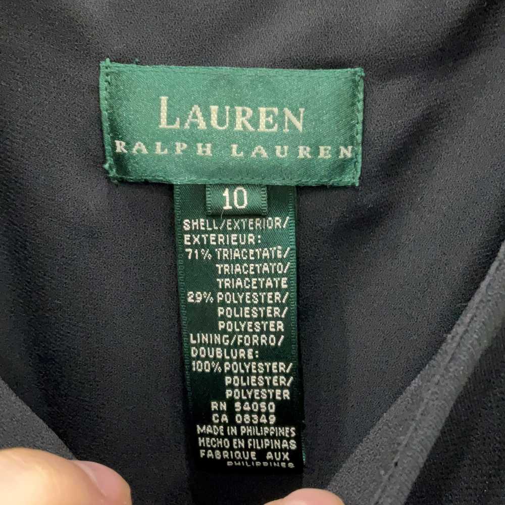 Lauren Ralph Lauren Womens Black Scoop Neck Fit &… - image 3