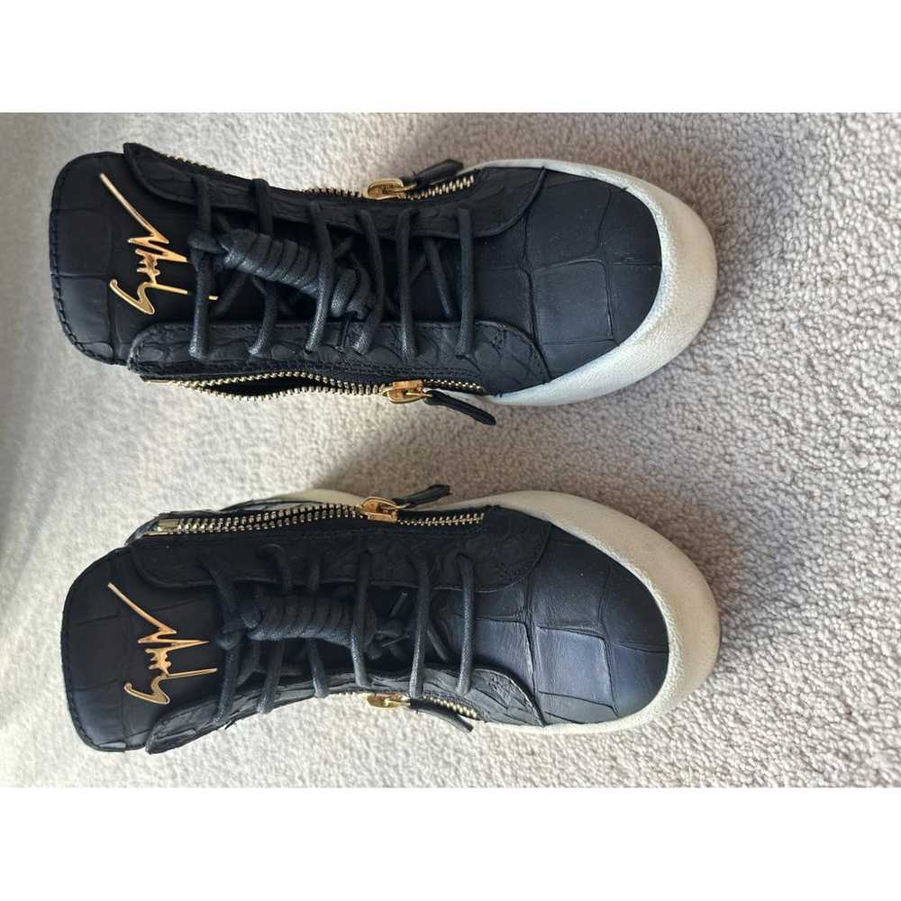 Giuseppe Zanotti Coby leather trainers - image 2