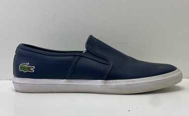 Lacoste Ortholite Men's Navy Blue Leather Slip-On… - image 1