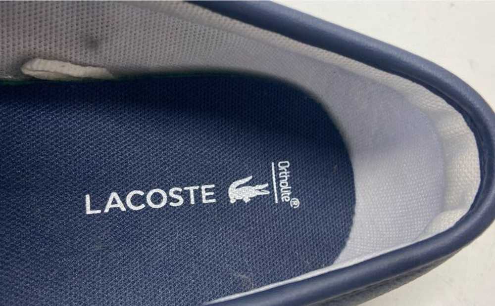 Lacoste Ortholite Men's Navy Blue Leather Slip-On… - image 7