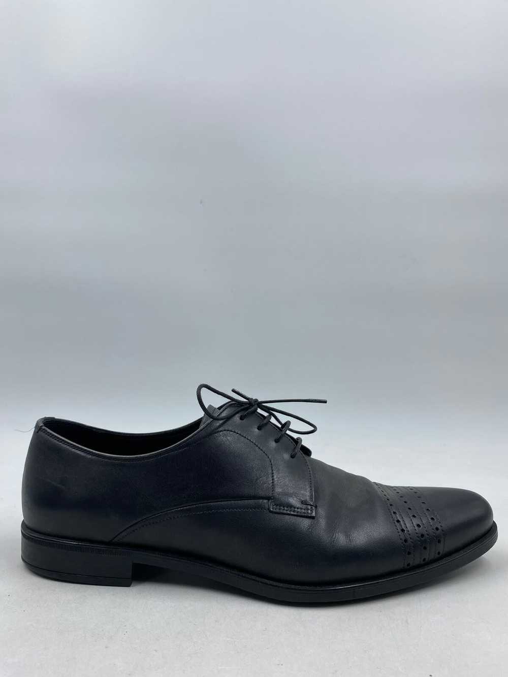 Prada Black Loafer Dress Shoe Men 8 - image 2