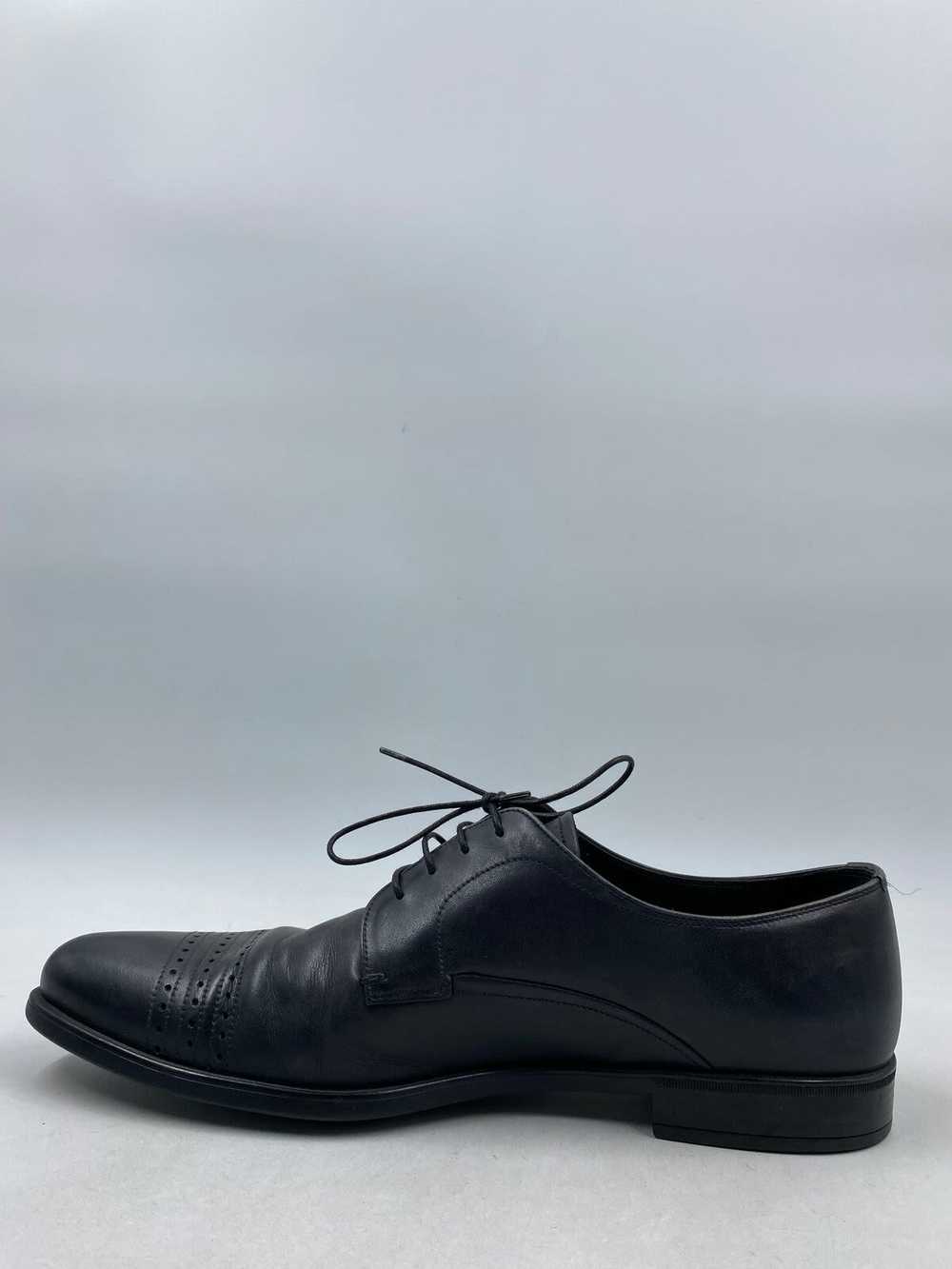 Prada Black Loafer Dress Shoe Men 8 - image 3