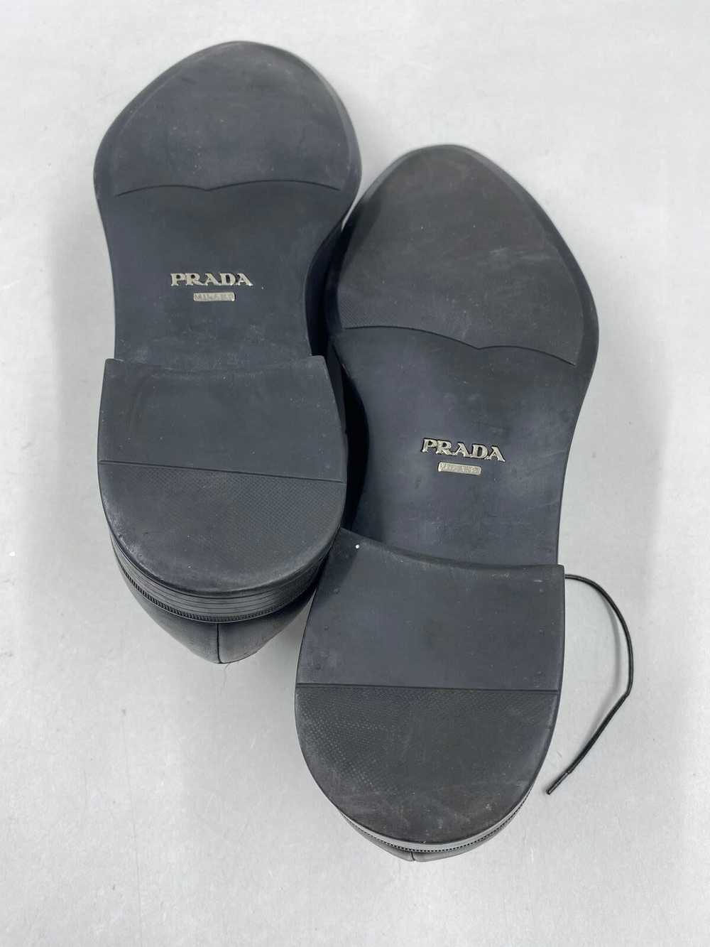 Prada Black Loafer Dress Shoe Men 8 - image 7