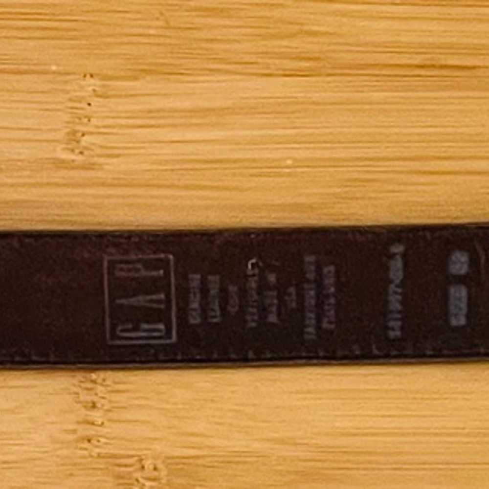Vintage Genuine Suede Leather Belt - image 3