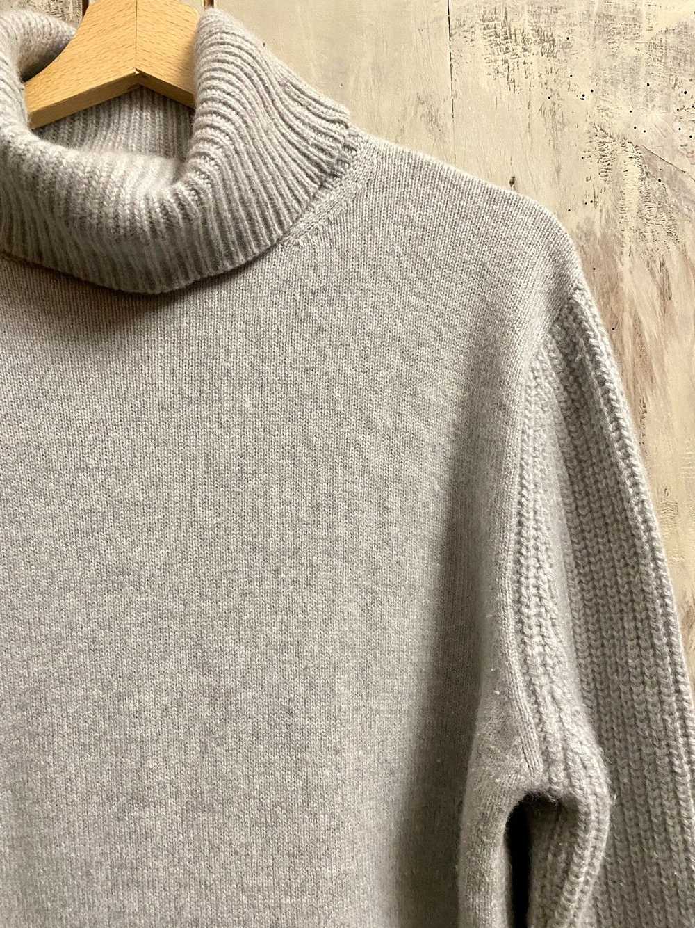 AMI Ami bi textured knit jumper gris wool M - image 10