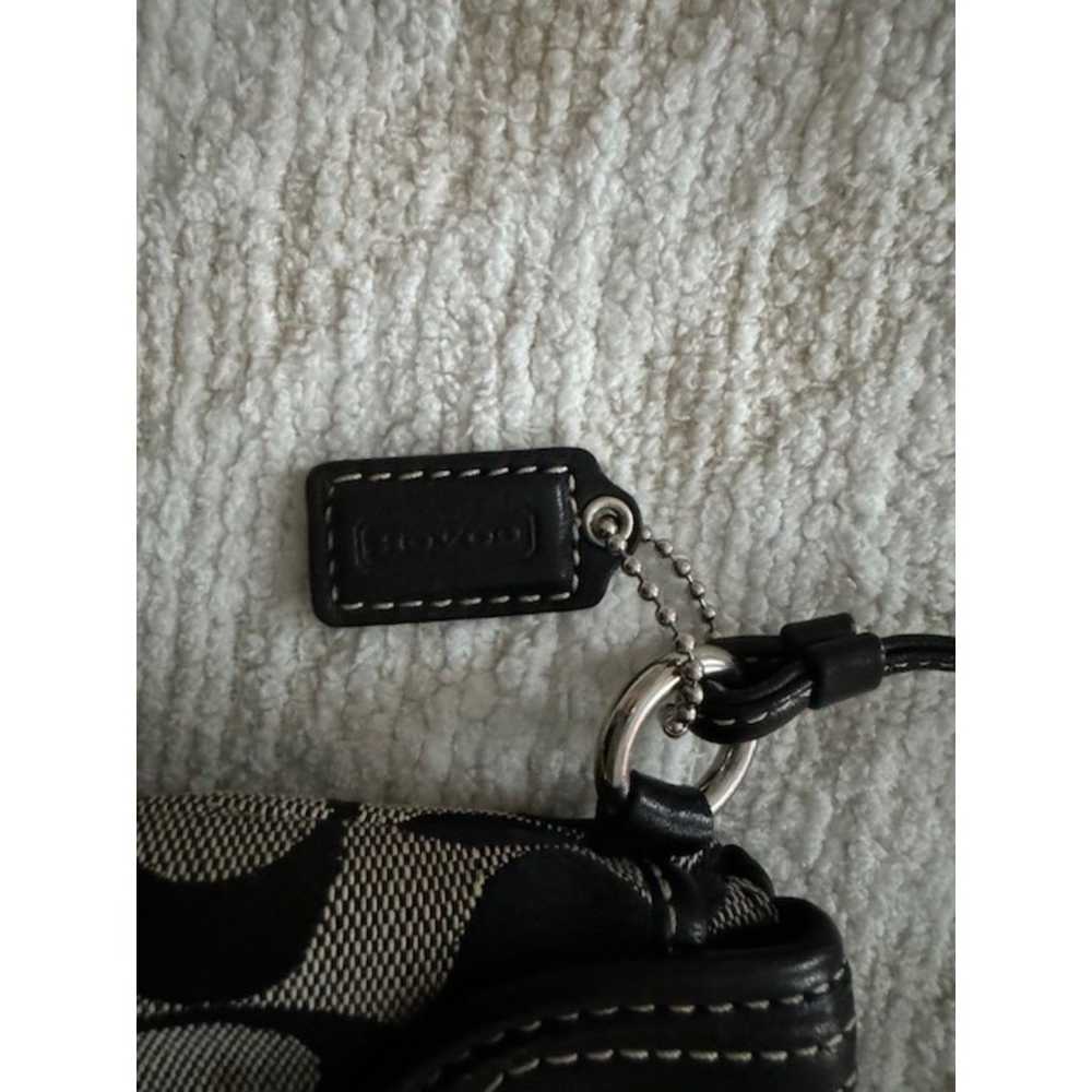 Coach Signature Turn lock Wristlet Purce Bag. Gre… - image 7