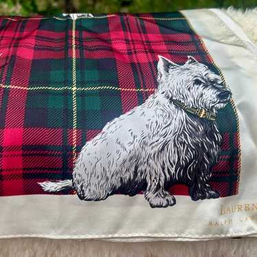 Vintage Ralph Lauren Christmas Scottish terrier p… - image 1