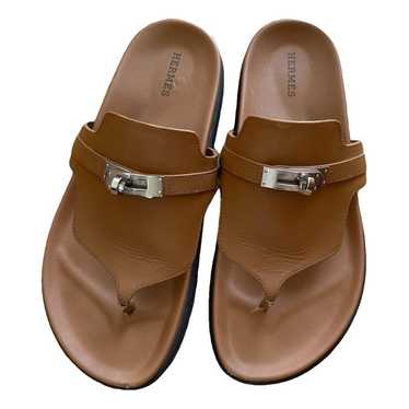 Hermès Empire leather sandal - image 1