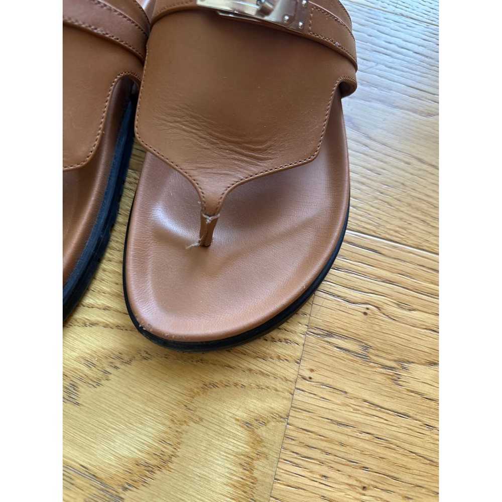 Hermès Empire leather sandal - image 2