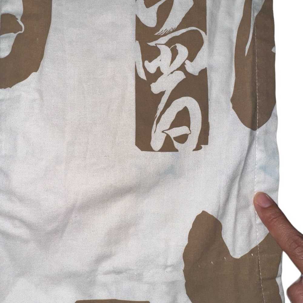 Authentic Vintage Sig Zane Kimono White & Tan Ope… - image 12