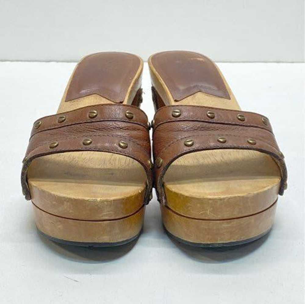 Michael Kors Wooden Cut Out Brown Wedge Heel Wome… - image 3