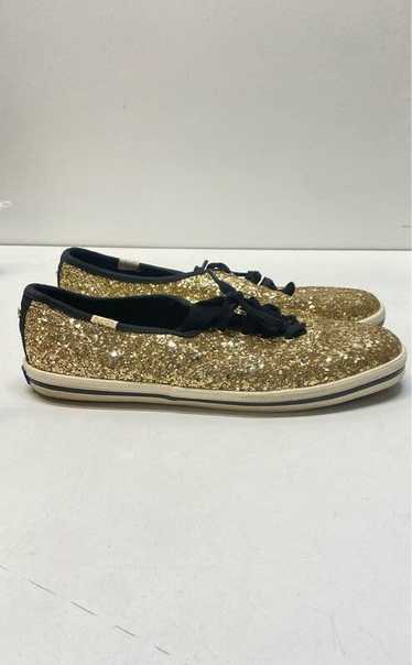 Keds X Kate Spade Glitter Sneakers Gold 6.5