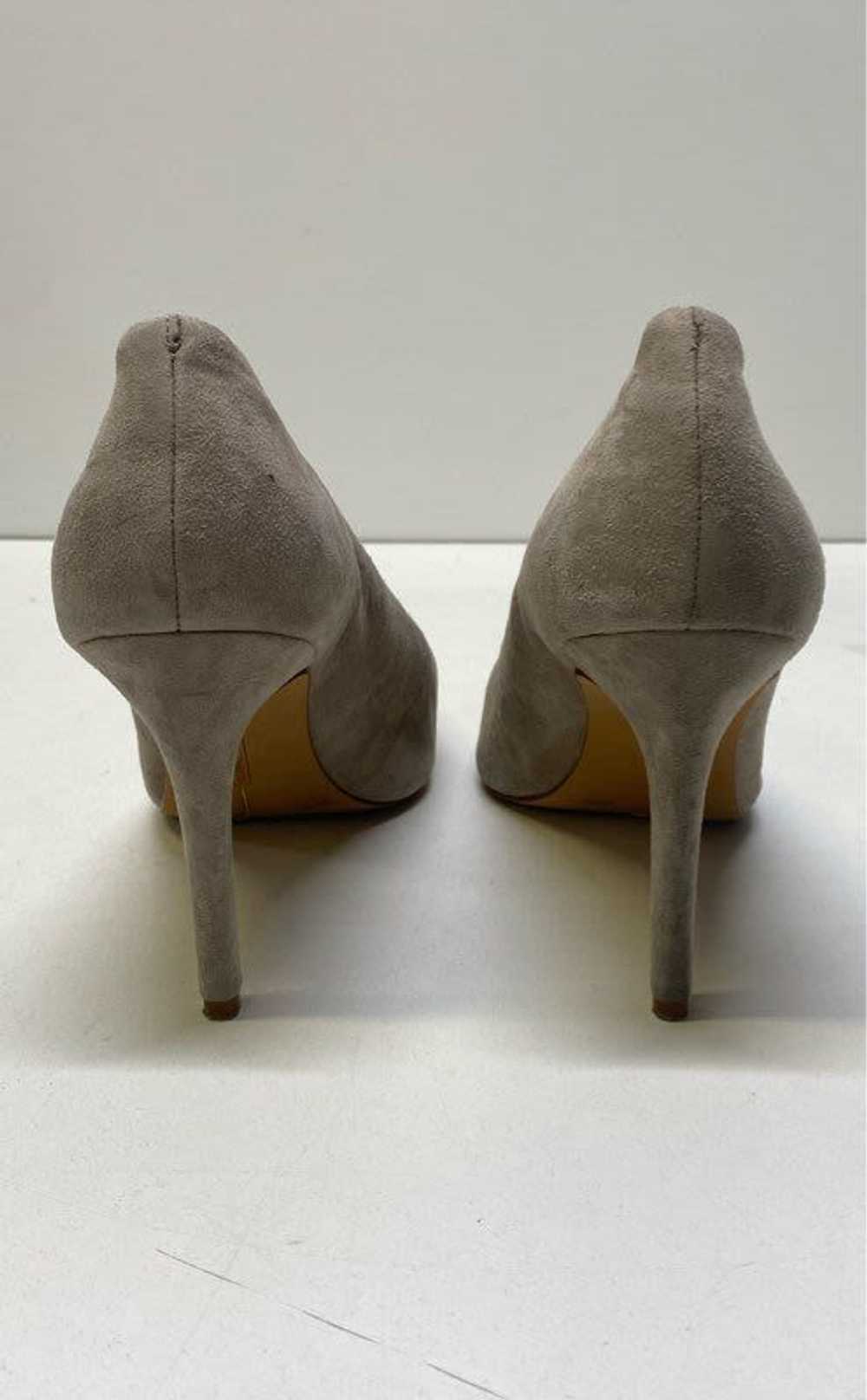 Vince Camuto Leather Suede Metseya Pumps Beige 8 - image 4