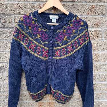 Jamie Scott Knitted Cardigan Sweater - image 1