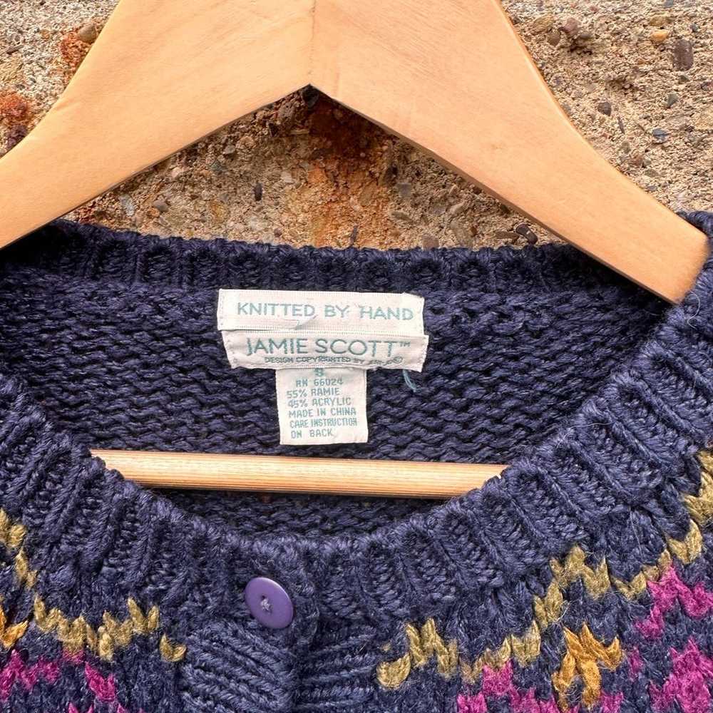 Jamie Scott Knitted Cardigan Sweater - image 2