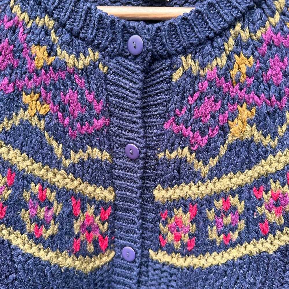 Jamie Scott Knitted Cardigan Sweater - image 3