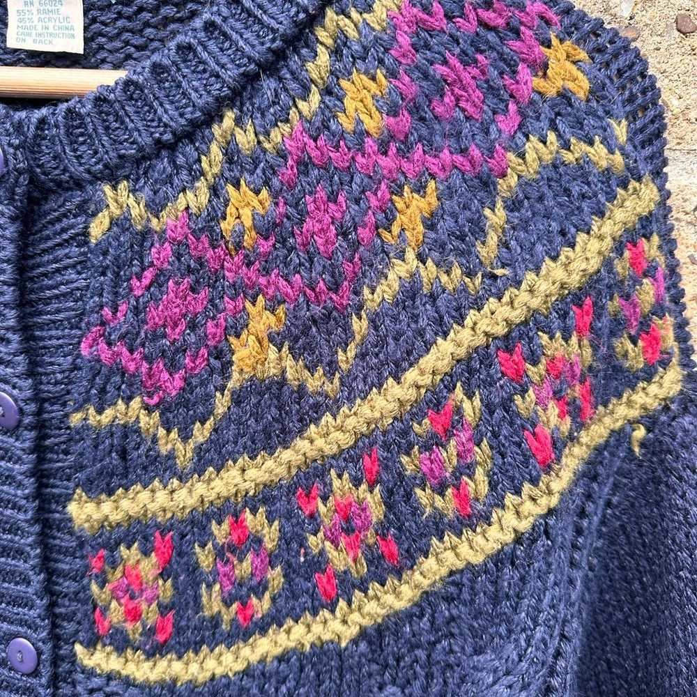 Jamie Scott Knitted Cardigan Sweater - image 4