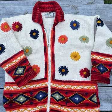 Vintage world of wool cardigan - image 1