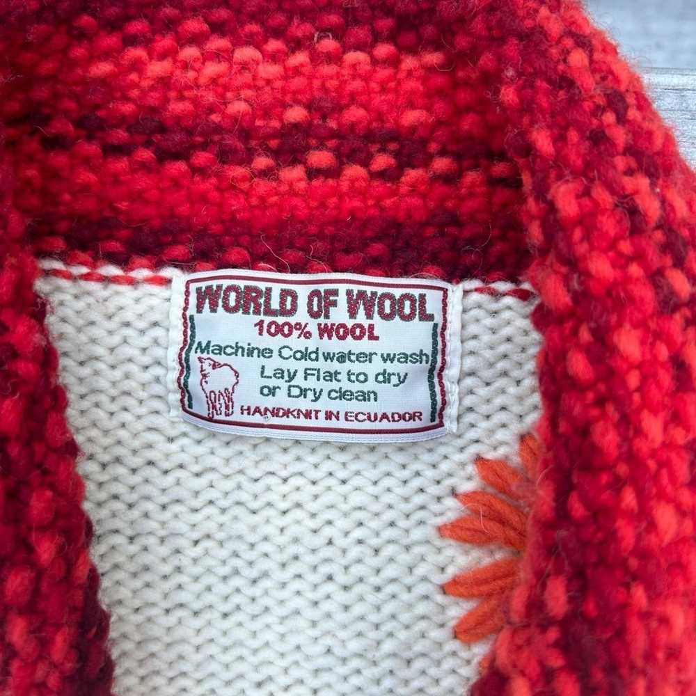 Vintage world of wool cardigan - image 3