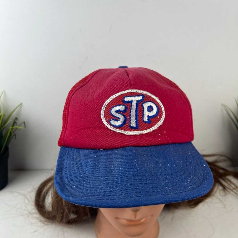 STP USA Made Hat Patch Gas Oil Trucker Mesh Cap S… - image 2