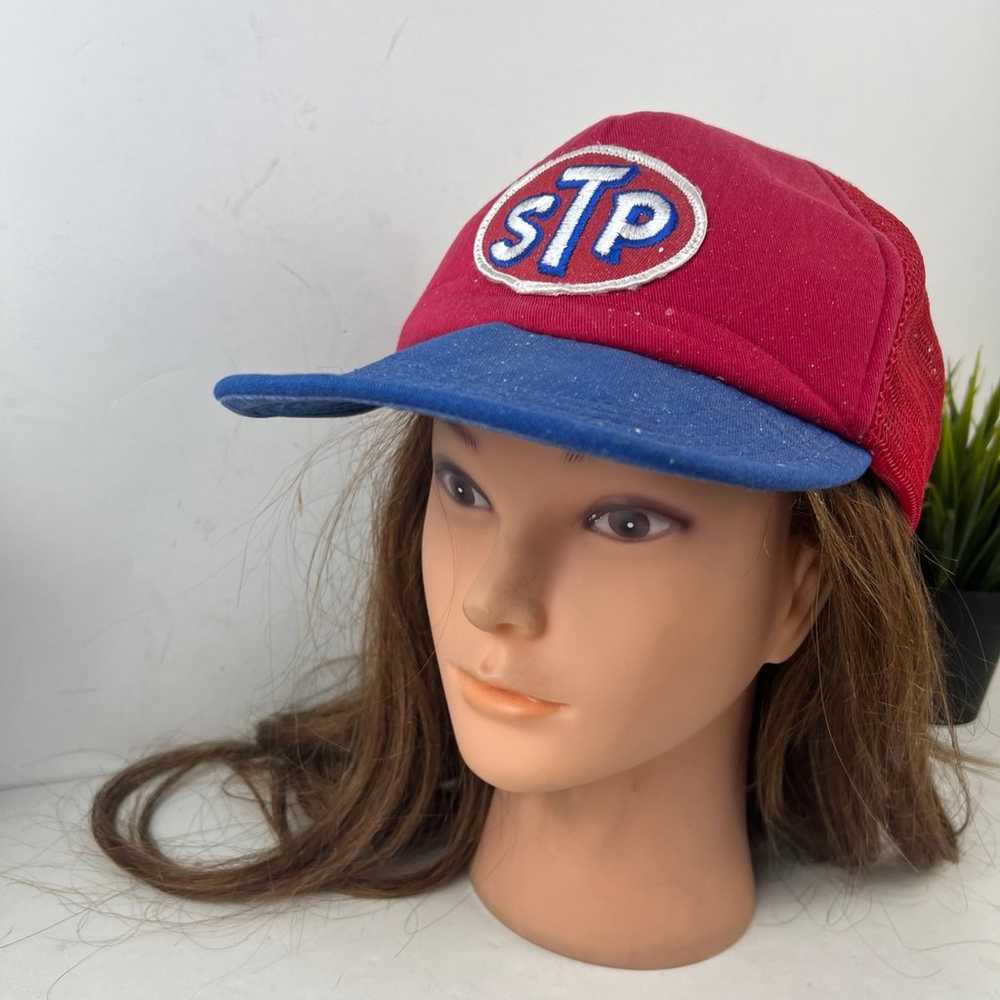 STP USA Made Hat Patch Gas Oil Trucker Mesh Cap S… - image 3