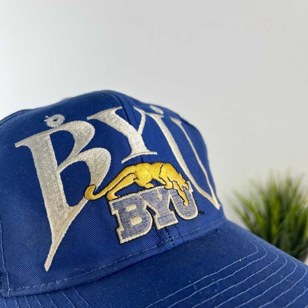 Vintage BYU Cougars The Game 90’s Hat snapback NC… - image 7