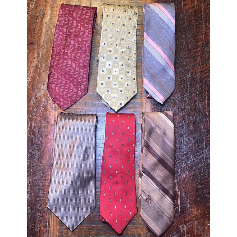 Lot Of 20 Men’s Neckties Mixed Brand Style Color … - image 7