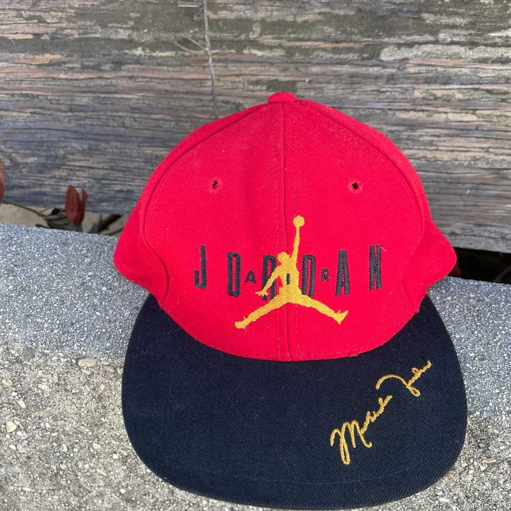 Vintage 80s Nike Michael Jordan Snap Back Hat - image 1