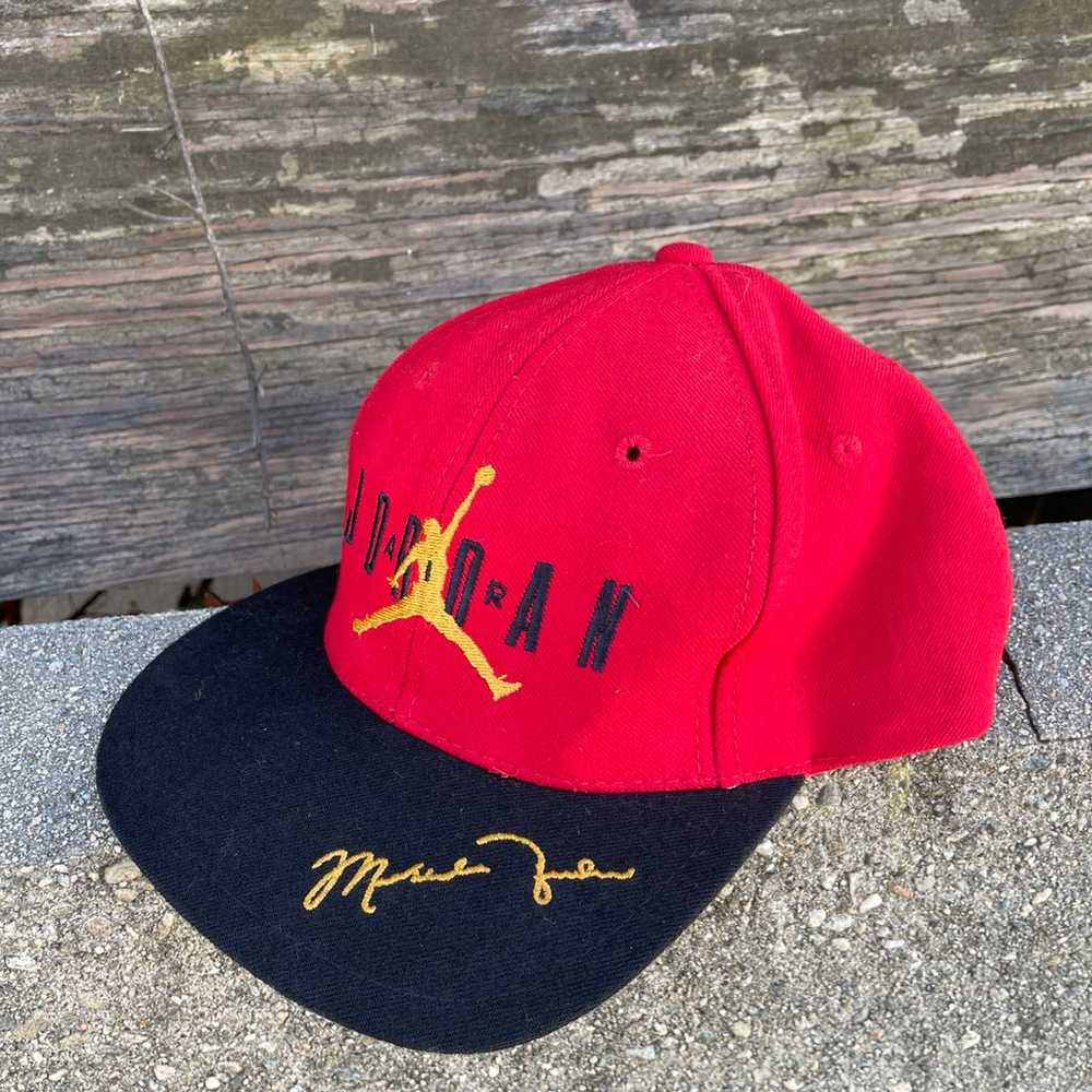 Vintage 80s Nike Michael Jordan Snap Back Hat - image 7