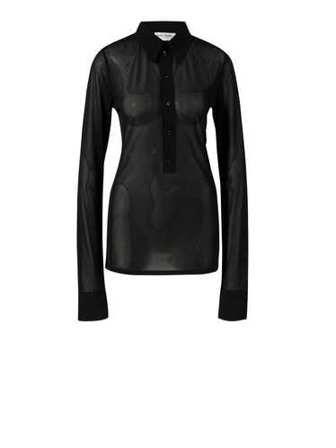 Saint Laurent Paris oc11z10524 Polo Shirts in Blac