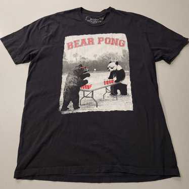 "BEAR PONG" - Riot Society - Party Shirt - Size X… - image 1