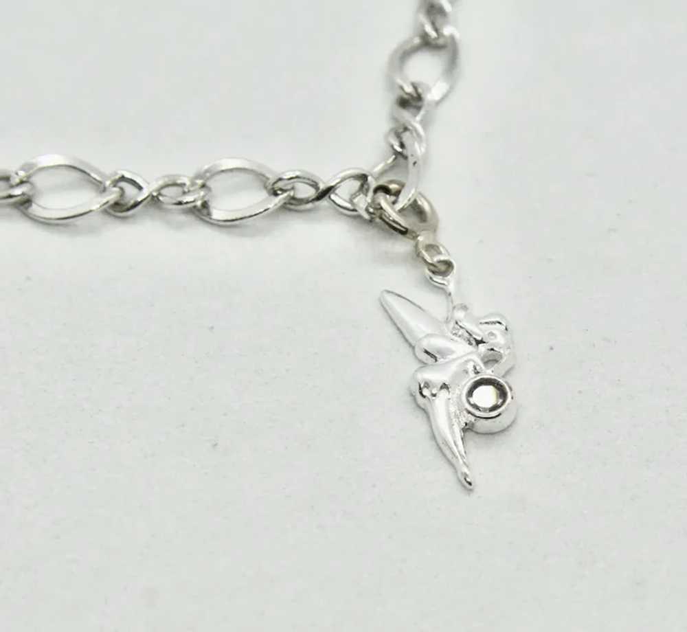 Sterling Disney Charm Bracelet with Mickey Mouse … - image 3