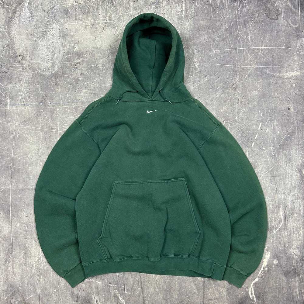 Nike × Streetwear × Vintage 90s Forest Green Nike… - image 1