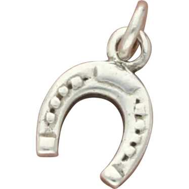 Sterling Silver Dainty Lucky Horseshoe Charm