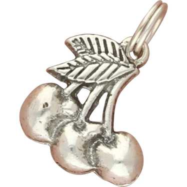 Sterling Silver Joy Cherries Charm - image 1