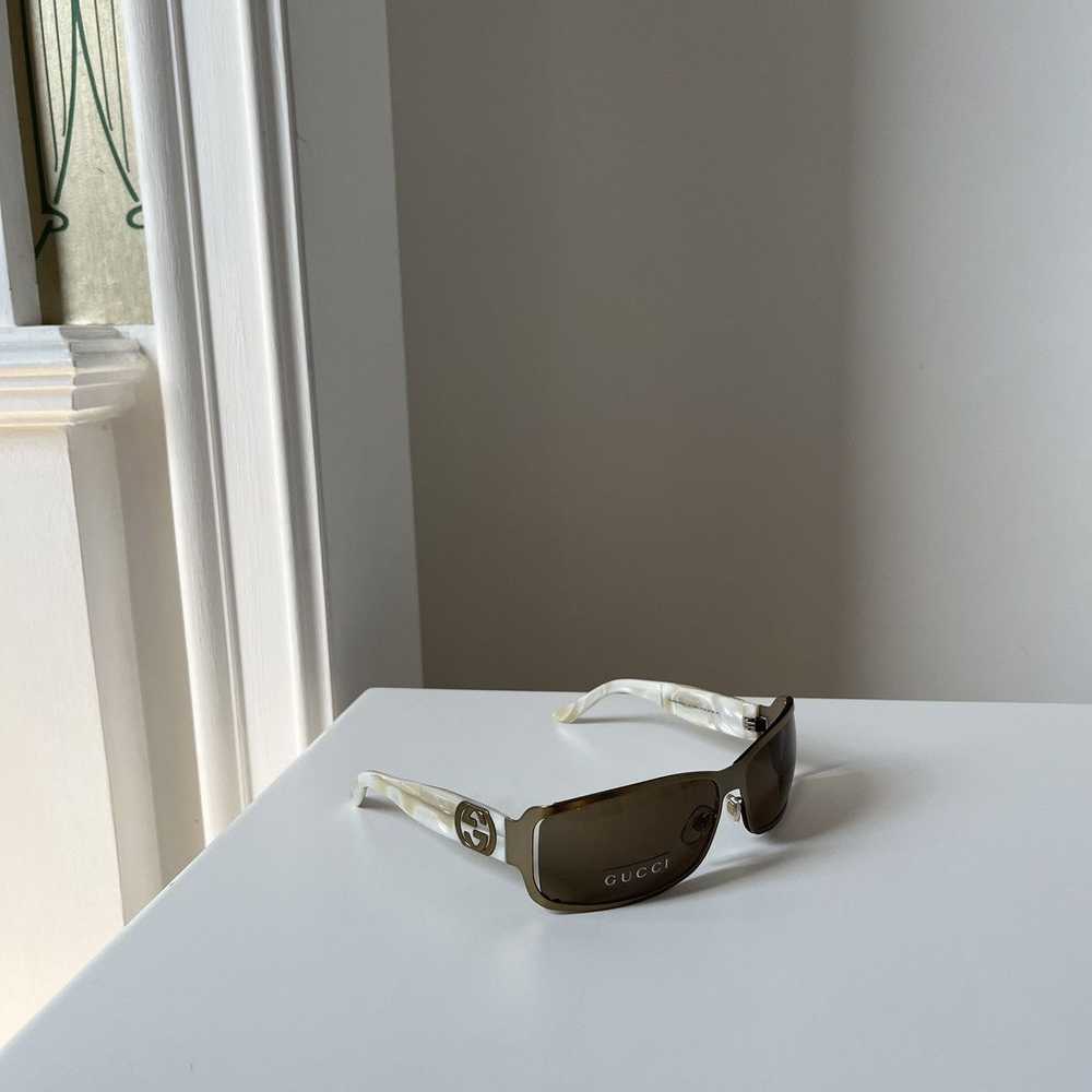 Gucci × Vintage Gucci Oval Y2K Sunglasses GG 2798… - image 11
