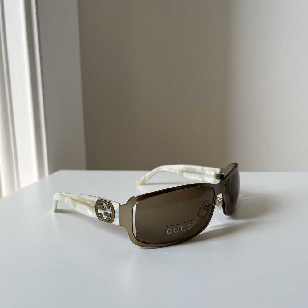 Gucci × Vintage Gucci Oval Y2K Sunglasses GG 2798… - image 2