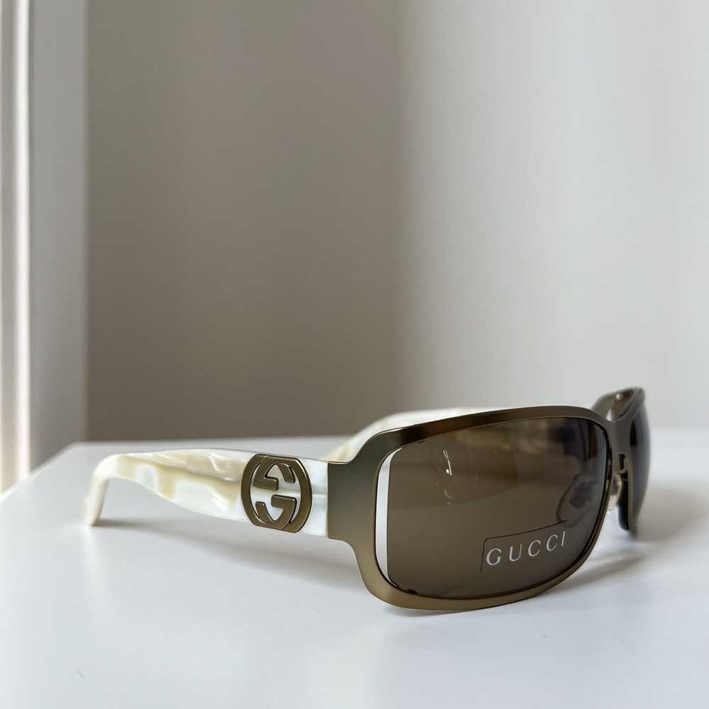 Gucci × Vintage Gucci Oval Y2K Sunglasses GG 2798… - image 3