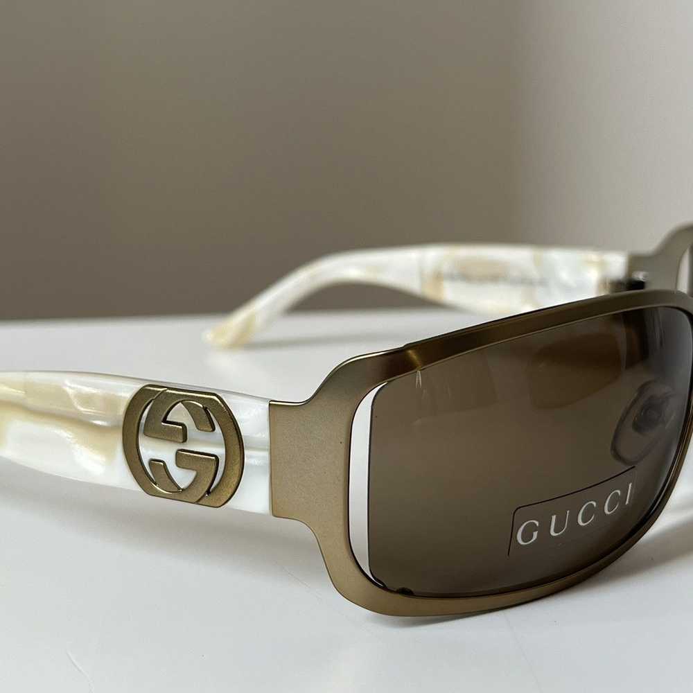 Gucci × Vintage Gucci Oval Y2K Sunglasses GG 2798… - image 4