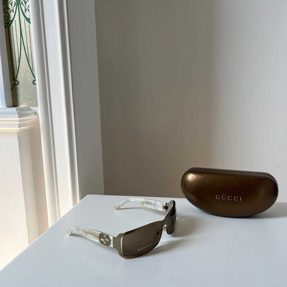 Gucci × Vintage Gucci Oval Y2K Sunglasses GG 2798… - image 8