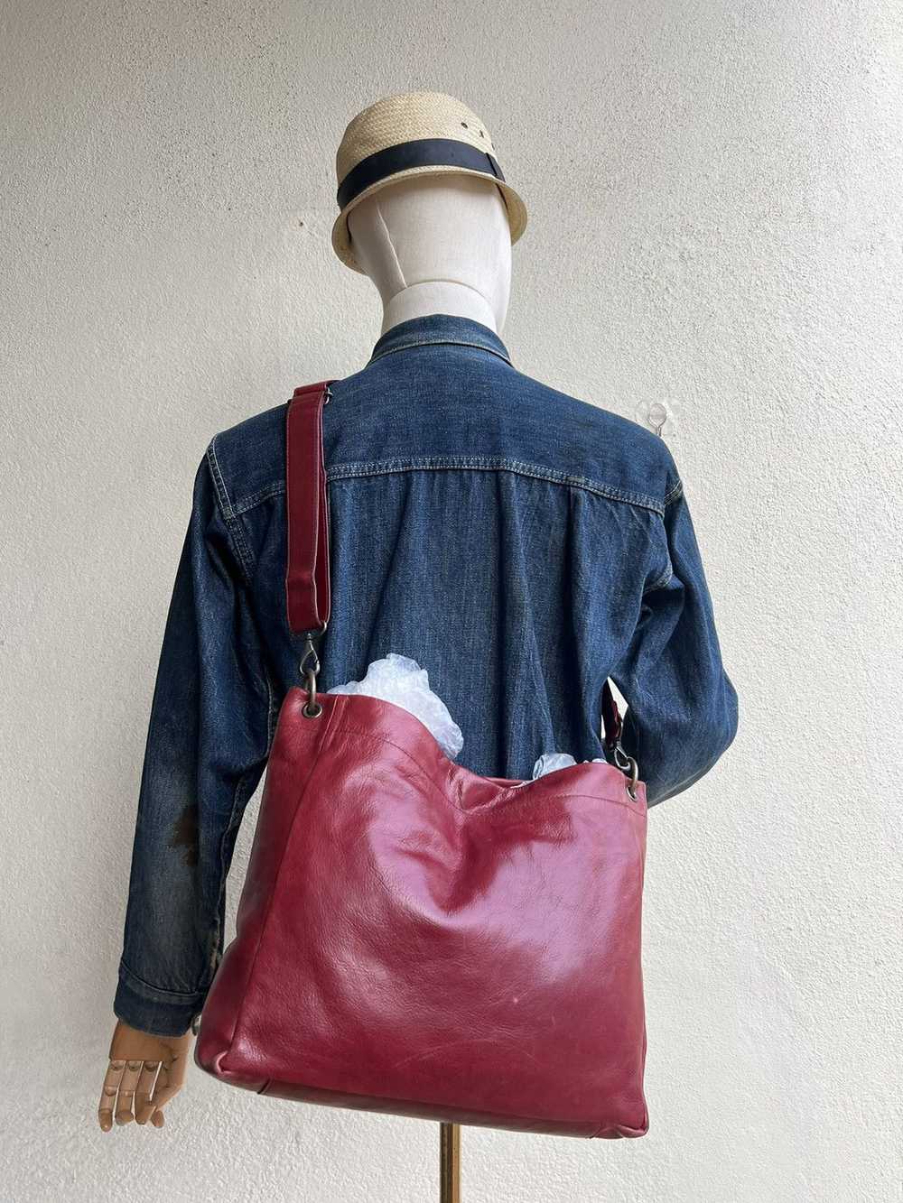 Bag × Japanese Brand × Leather Vintage B. Stuff J… - image 6