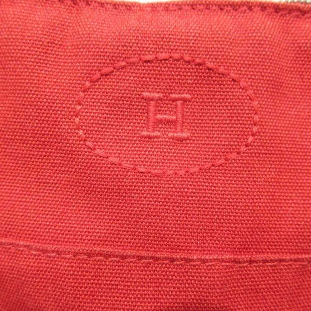 Hermes HERMES Bolide Pouch 25 MM Cotton Canvas Mu… - image 8